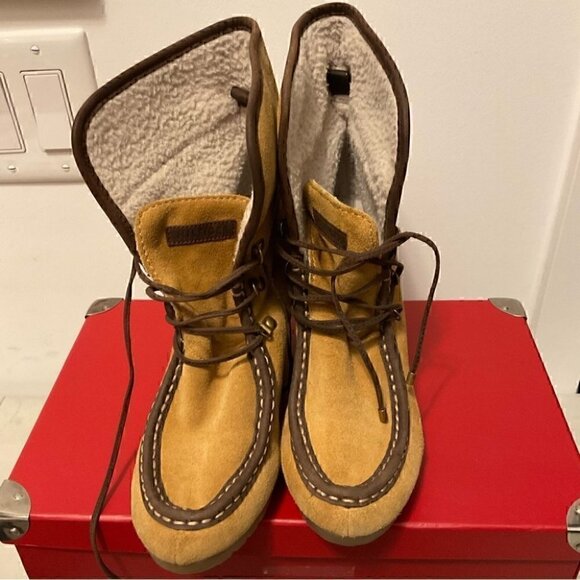 Tommy Hilfiger Zaria cuffed wedged Ankle Boots Size 7 - Picture 4 of 9